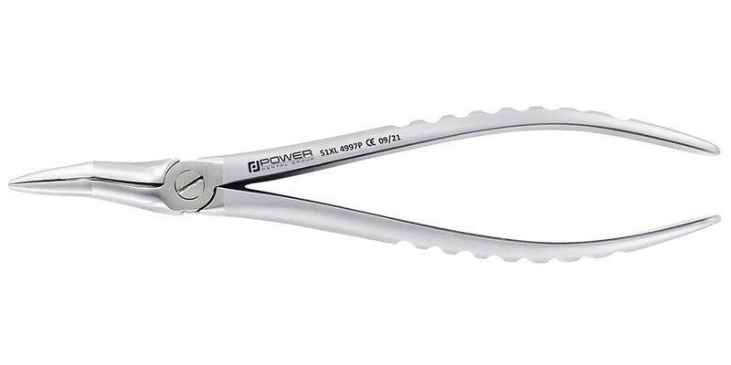 X ATRAUMATIC EXTRACTION FORCEPS 51 XL UPPER ROOT, FOR ROOTS AND DELICATE PROCEDURES. AVOID
