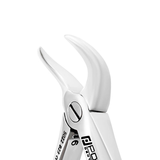 Pince d'extraction Baby B23 pour molaires inférieures pédiatriques en corne de vache 