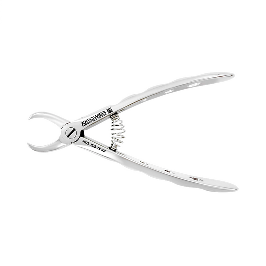 Pince d'extraction Baby B23 pour molaires inférieures pédiatriques en corne de vache 