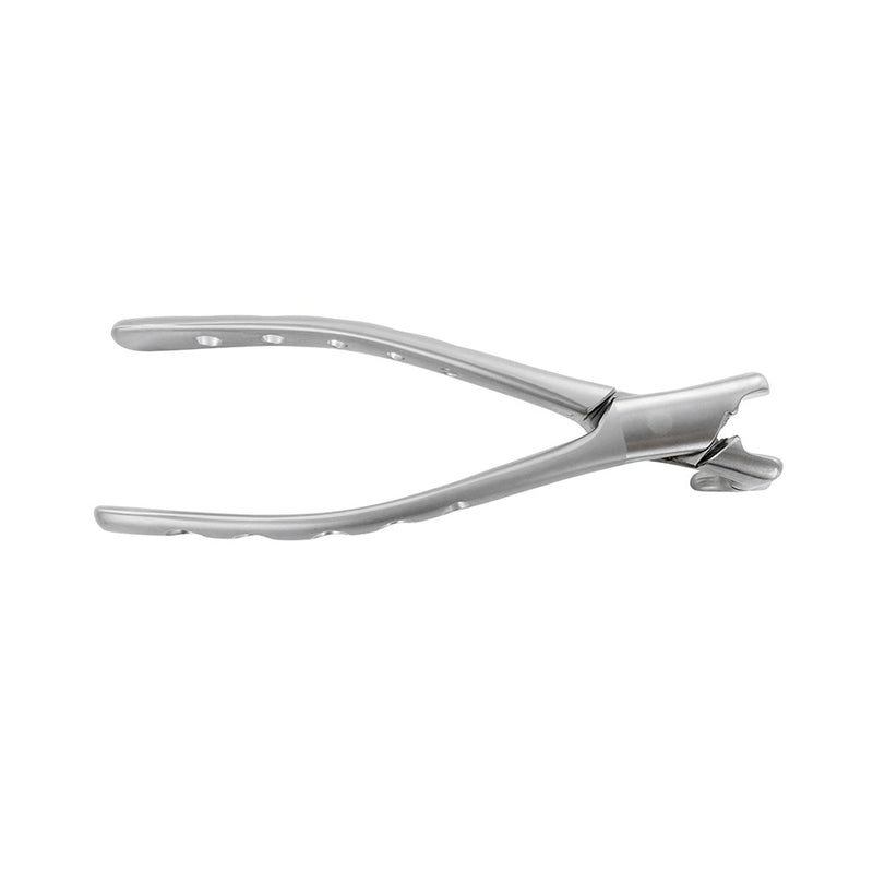 Perforated ergonomic handle on 5042-1 Power Fulcrum Extraction Forceps Left