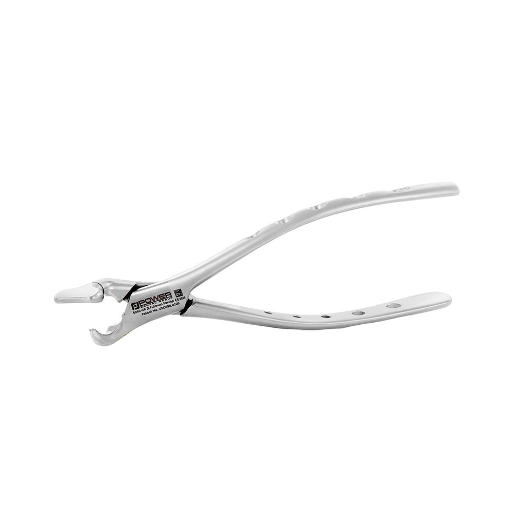 Side profile of 5042-2 Power Fulcrum Extraction Forceps Right for atraumatic dental extractions