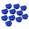 5042-P1S Power Fulcrum Replacement Pads Thick Blue Silicone pack of 12