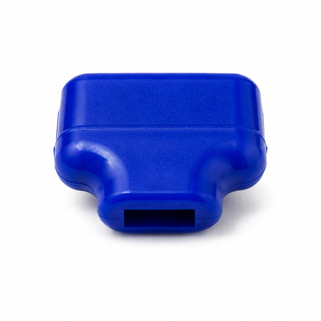 Close-up of thick blue silicone replacement pad for Power Fulcrum forceps