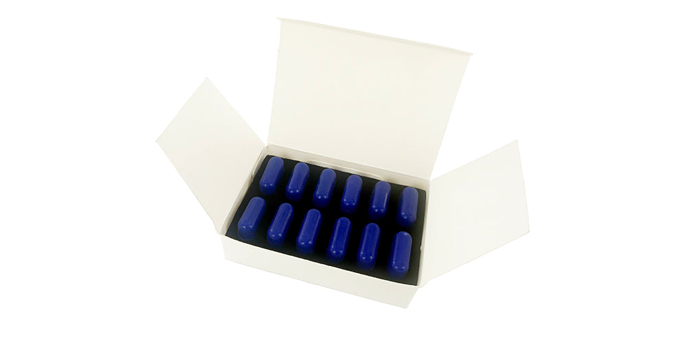 Power Fulcrum Replacement Pads - Thick, Blue Silicone (12 pcs)
