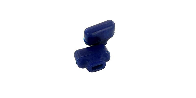 Power Fulcrum Replacement Pads - Thick, Blue Silicone (12 pcs)