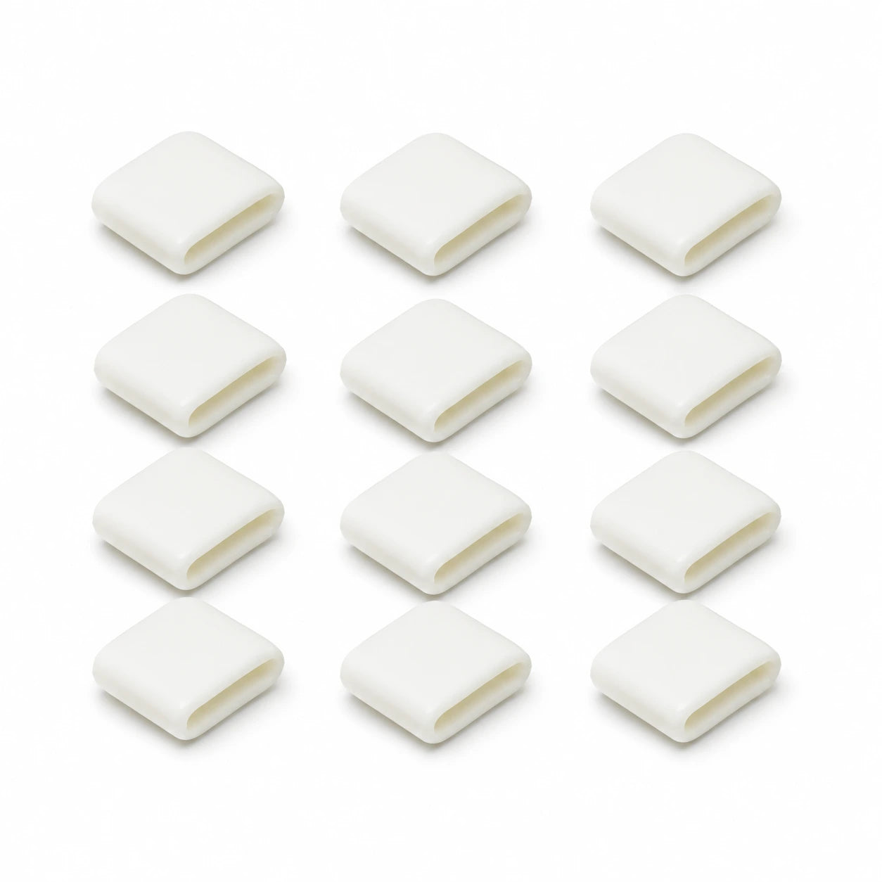 5042-P2 Power Fulcrum Replacement Pads Thin White Silicone pack of 12