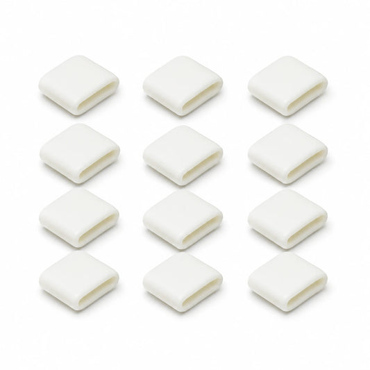 5042-P2 Power Fulcrum Replacement Pads Thin White Silicone pack of 12