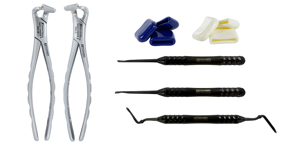 Power Fulcrum Forceps Kit – Set of 5, Atraumatic Extraction | Power Dental Group