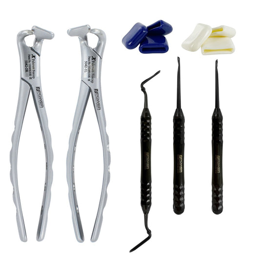 Power Fulcrum Forceps Kit – Set of 5, Atraumatic Extraction | Power Dental Group