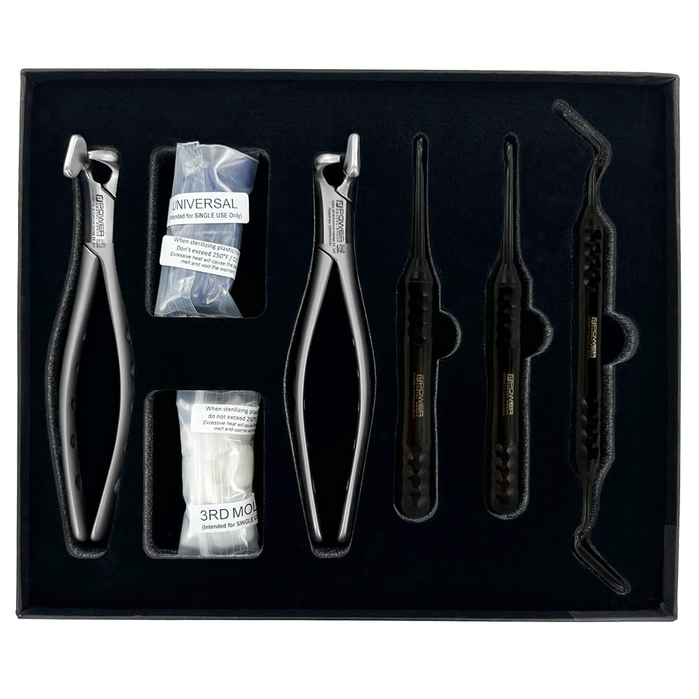 Power Fulcrum Forceps Kit – Set of 5, Atraumatic Extraction | Power Dental Group