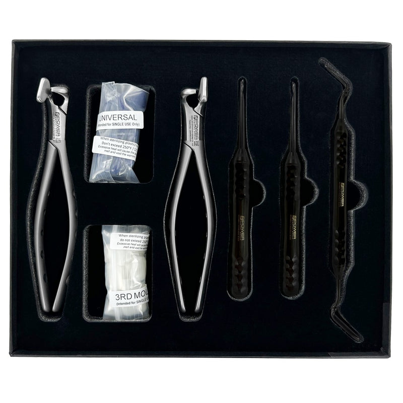 Power Fulcrum Forceps Kit – Set of 5, Atraumatic Extraction | Power Dental Group