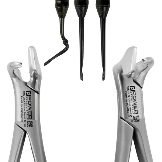Power Fulcrum Forceps Kit – Set of 5, Atraumatic Extraction | Power Dental Group