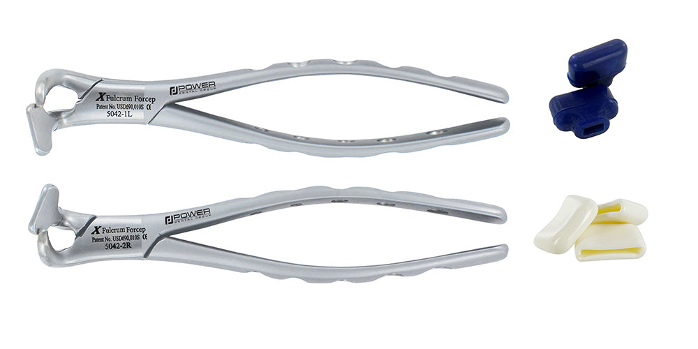 Power Fulcrum Forceps Kit – Set of 2, Atraumatic Extraction