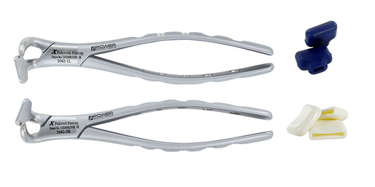 Power Fulcrum Forceps Kit – Set of 2, Atraumatic Extraction