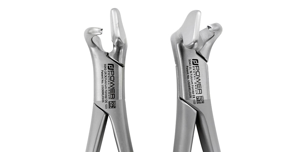 Power Fulcrum Forceps Kit – Set of 2, Atraumatic Extraction
