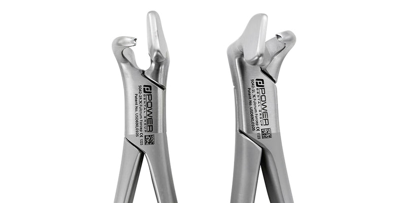 Power Fulcrum Forceps Kit – Set of 2, Atraumatic Extraction