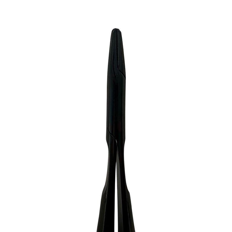 Power Castroviejo Needle Holder – Straight, Open Back, 6.3 in (16 cm) – Black Titanium, Tungsten Carbide