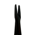 Power Castroviejo Needle Holder – Straight, Open Back, 6.3 in (16 cm) – Black Titanium, Tungsten Carbide