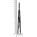Power Castroviejo Needle Holder – Straight, Open Back, 6.3 in (16 cm) – Black Titanium, Tungsten Carbide