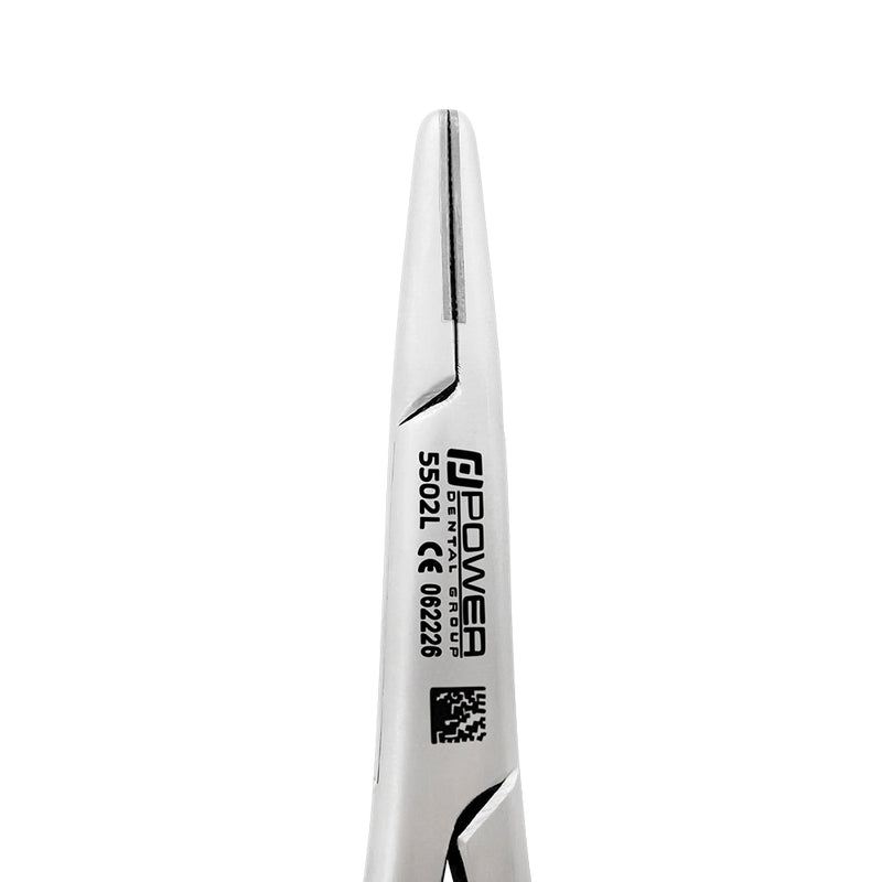 Portaagujas ancho Mathieu T/C, acero dorado, 17 cm