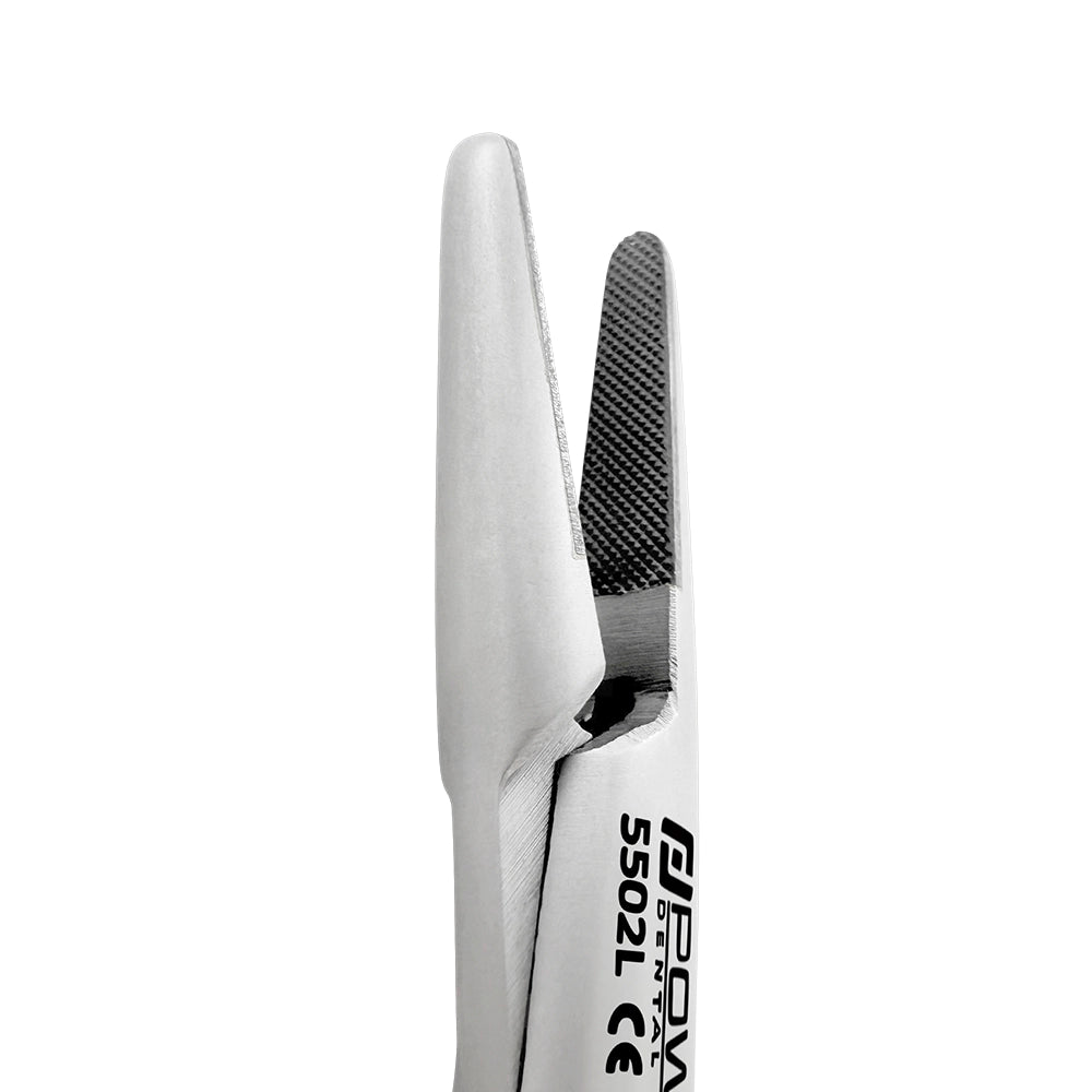 Portaagujas ancho Mathieu T/C, acero dorado, 17 cm