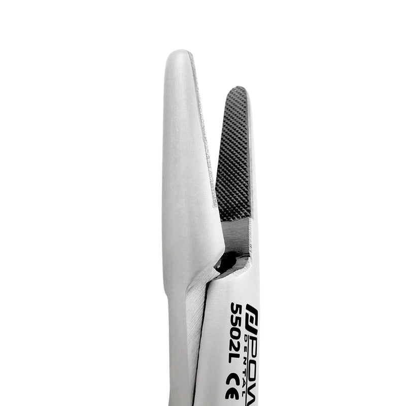 Portaagujas ancho Mathieu T/C, acero dorado, 17 cm