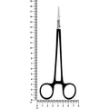 Crile-Wood Needle Holder – Straight, 7.1 in (18 cm) – Black Edition, Tungsten Carbide