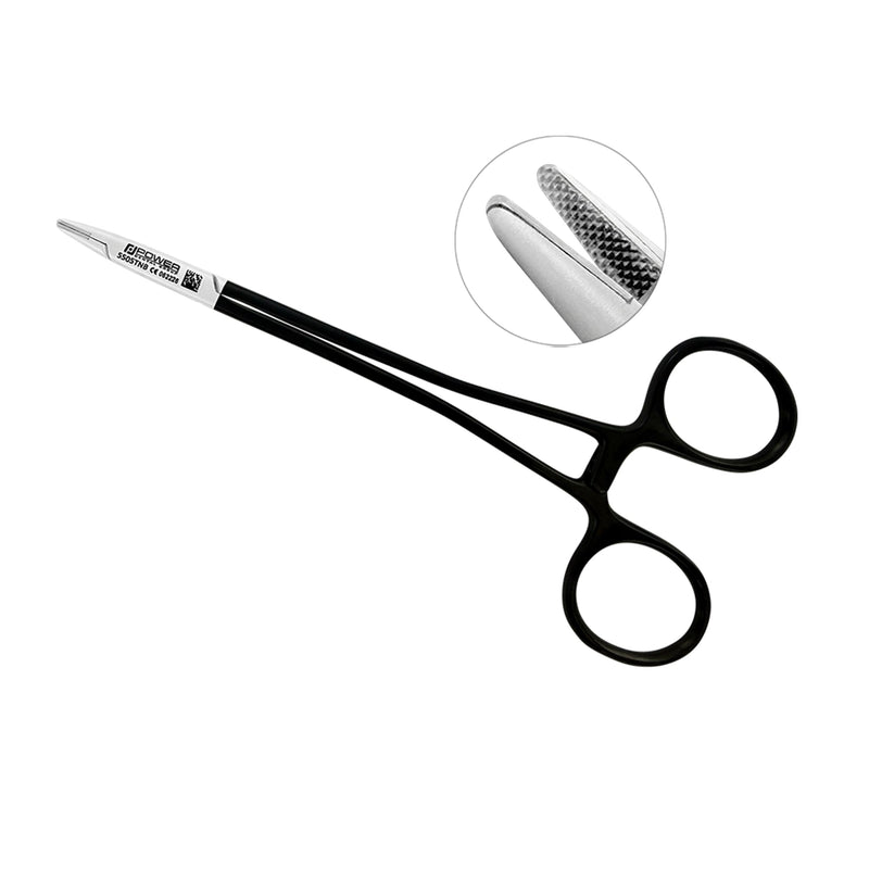 Porte-aiguilles droit pour micro-aiguilles Crile-Wood Black Edition, 15 cm