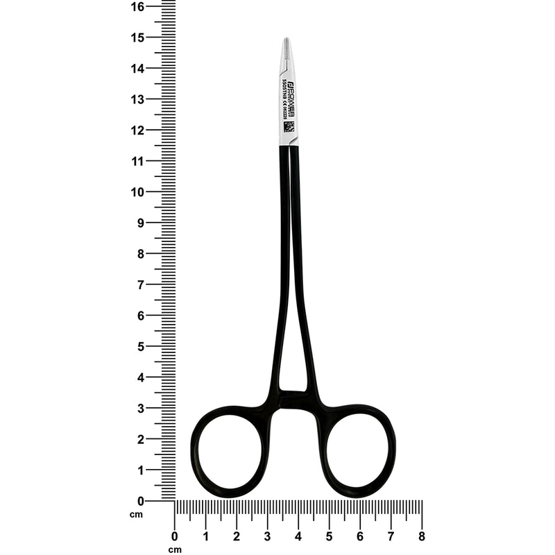 Porte-aiguilles droit pour micro-aiguilles Crile-Wood Black Edition, 15 cm