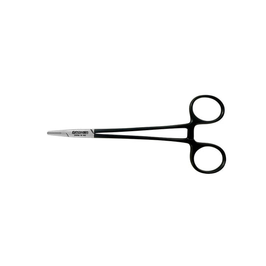 Crile-Wood Needle Holder – Straight, TC Jaws, 15 cm – Black Edition