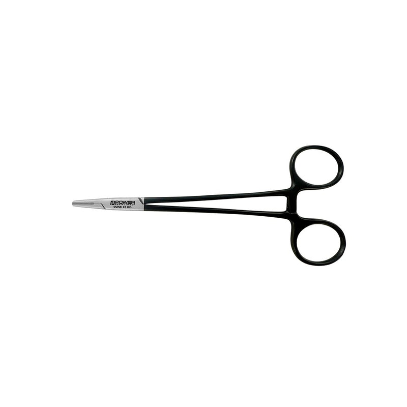 Crile-Wood Needle Holder – Straight, TC Jaws, 15 cm – Black Edition