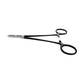 Porte-aiguilles Crile-Wood – Droit, mors TC, 15 cm – Édition noire 