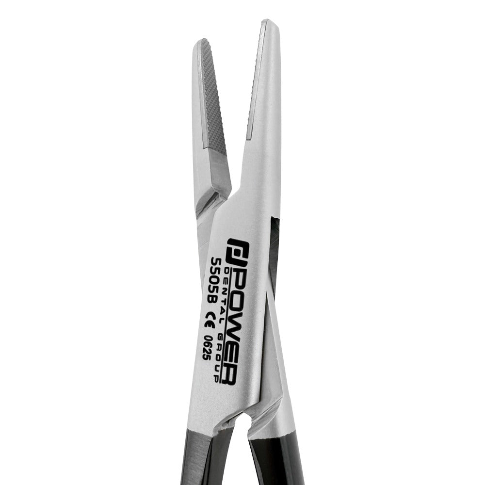 Crile-Wood Needle Holder – Straight, TC Jaws, 15 cm – Black Edition