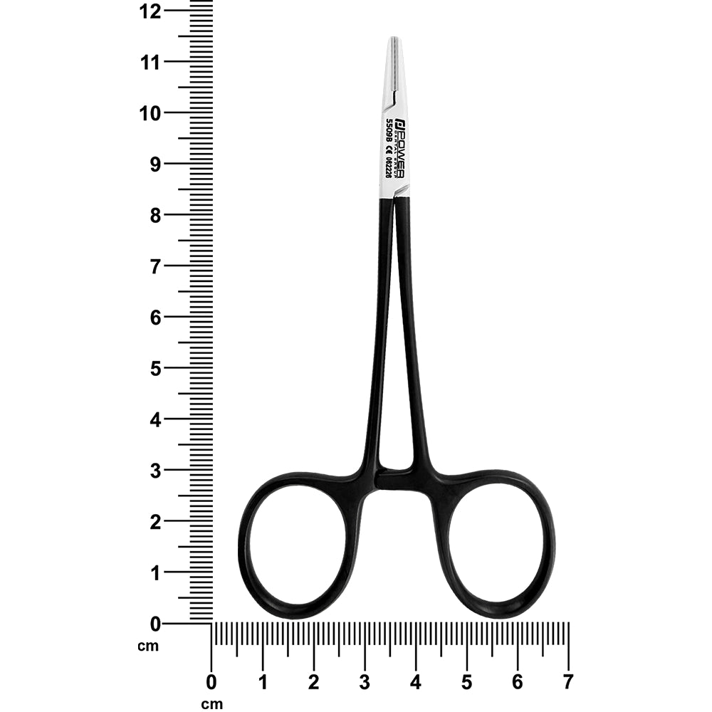 Porte-aiguille droit Derf T/C, Black Edition, 11,5 cm