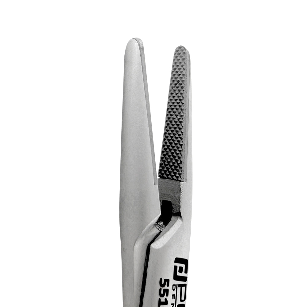 Halsey Needle Holder – Straight, 4.9 in (12.5 cm) – Black Edition, Tungsten Carbide
