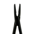 Porte-aiguille droit Castroviejo – Édition noire, 16 cm