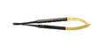 Porte-aiguille droit Castroviejo – Édition noire, 16 cm