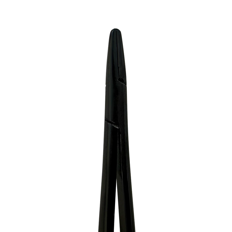 Portaagujas recto Castroviejo – Edición Negra, 18 cm 