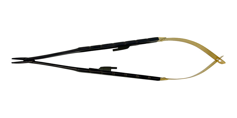 Straight Needle Holder Castroviejo – Black Edition, 18 cm