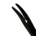 Power Castroviejo Needle Holder – Curved, 7.1 in (18 cm) – Black Titanium, Tungsten Carbide