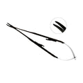 Power Castroviejo Needle Holder – Curved, 7.1 in (18 cm) – Black Titanium, Tungsten Carbide
