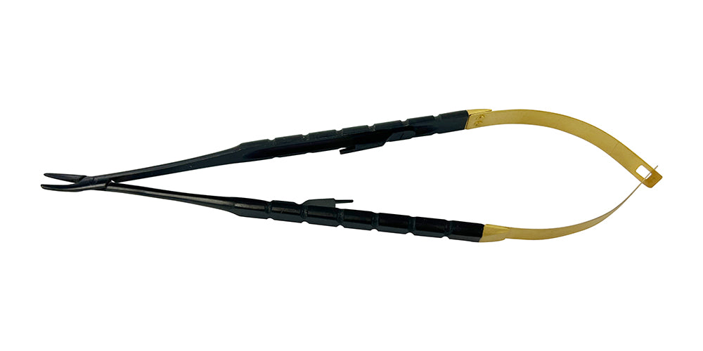 Curved Needle Holder Castroviejo – Black Edition, 18 cm