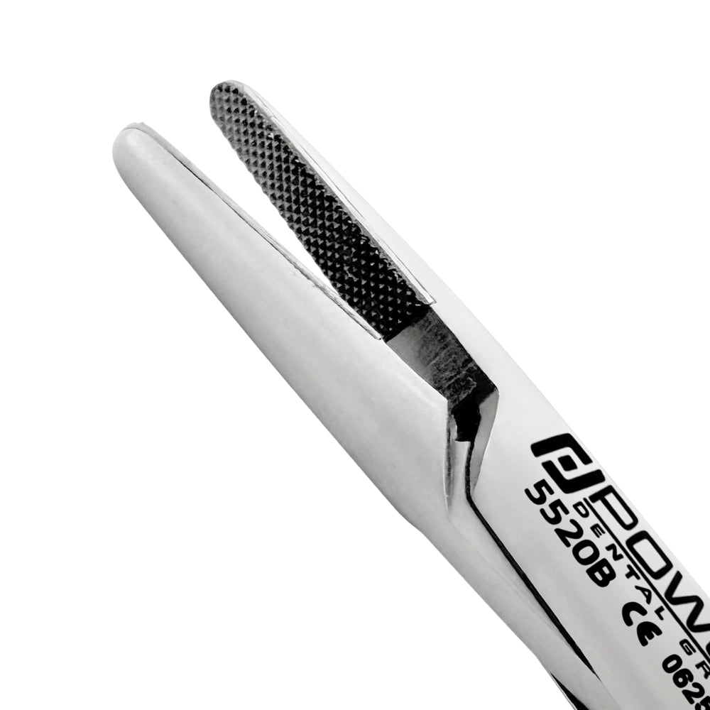 Porte-aiguille droit Mayo-Hegar – Édition noire, 16 cm