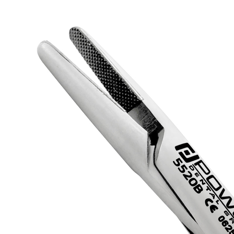 Porte-aiguille droit Mayo-Hegar – Édition noire, 16 cm