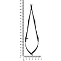 Power Castroviejo Micro Surgery Tissue Cutting Scissors – Curved, 7.1 in (18 cm) – Black Titanium