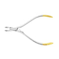 Alicates de corte distal para ortodoncia T/C, sujeción de seguridad, mango largo, 14,5 cm, tamaño máximo de corte del alambre: 0,020/0,018/0,025 