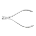 Alicates de corte distal para ortodoncia T/C, sujeción de seguridad fina, 12,5 cm, tamaño máximo de corte del alambre: 0,020/0,018/0,025 