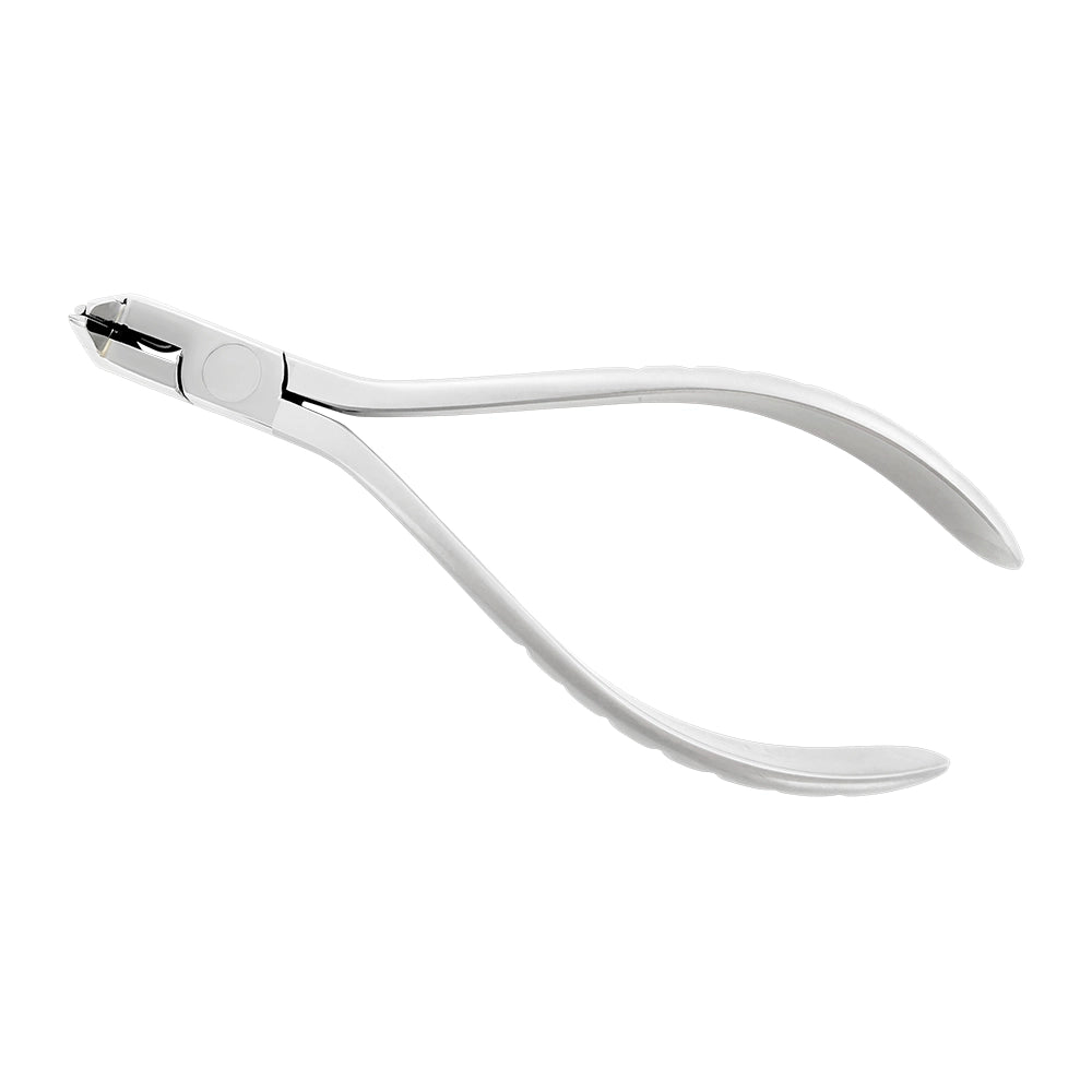 Alicates de corte distal para ortodoncia, T/C, sujeción de seguridad, 12 cm, tamaño máximo de corte del alambre: 0,020/0,018/0,025 