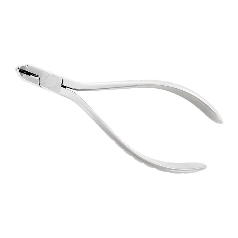 Alicates de corte distal para ortodoncia, T/C, sujeción de seguridad, 12 cm, tamaño máximo de corte del alambre: 0,020/0,018/0,025 