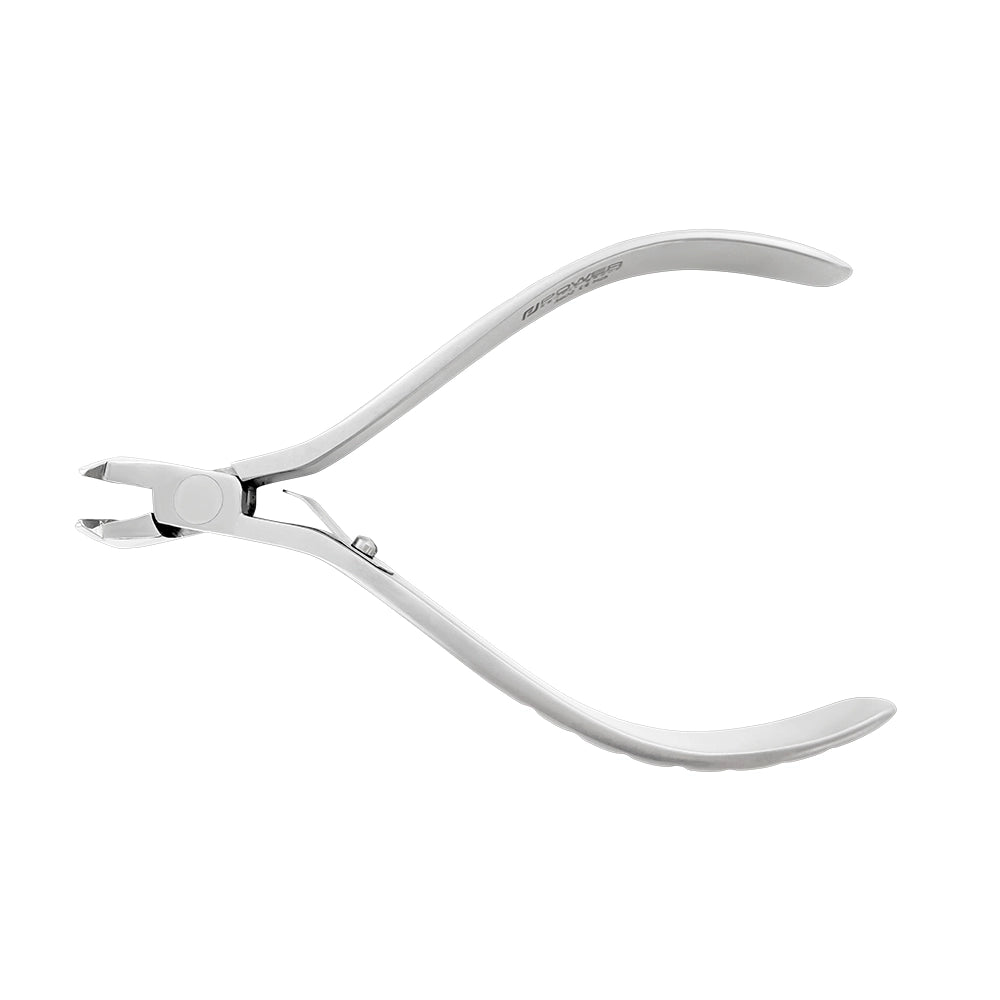 Pince coupante orthodontique distale T/C sans maintien pour fil de 11,5 cm max. pour fil souple de taille 0,020 